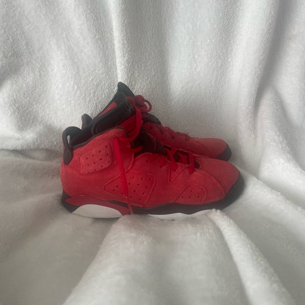Kids Red High-Top Sneakers